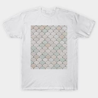 Pastel Scallop Pattern T-Shirt